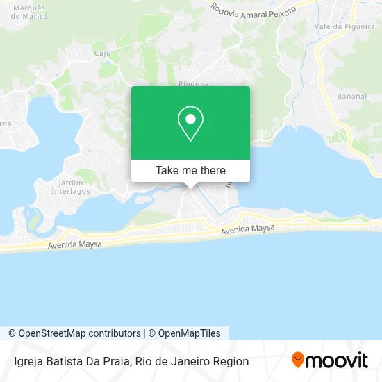 Igreja Batista Da Praia map