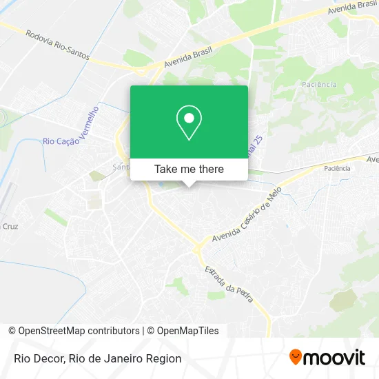 Rio Decor map