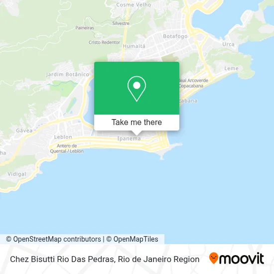 Chez Bisutti Rio Das Pedras map