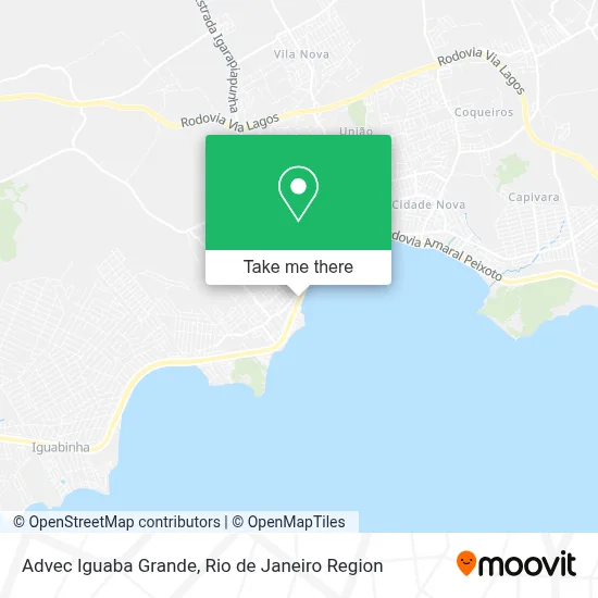 Advec Iguaba Grande map