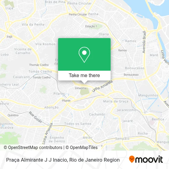 Praça Almirante J J Inacio map
