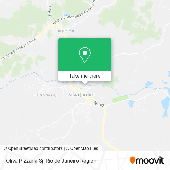 Oliva Pizzaria Sj map