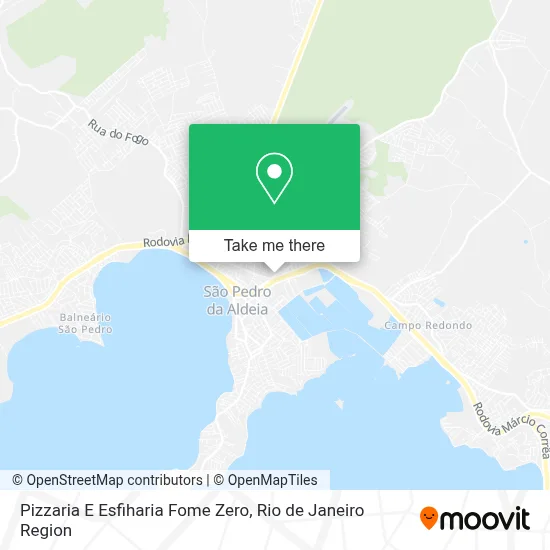 Pizzaria E Esfiharia Fome Zero map