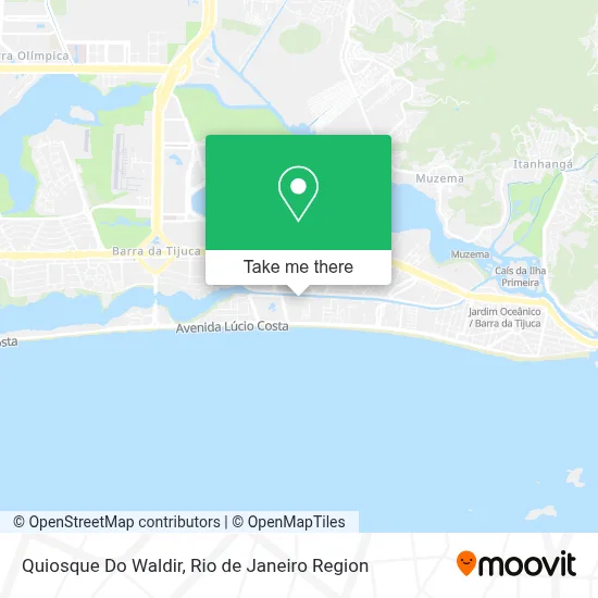 Quiosque Do Waldir map