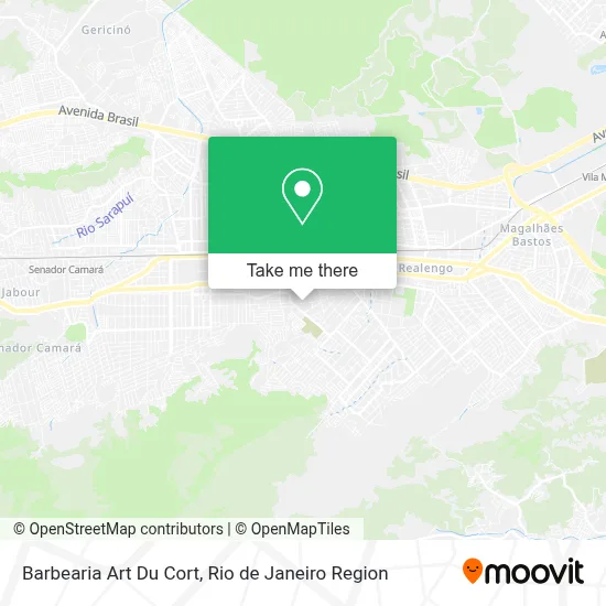 Barbearia Art Du Cort map