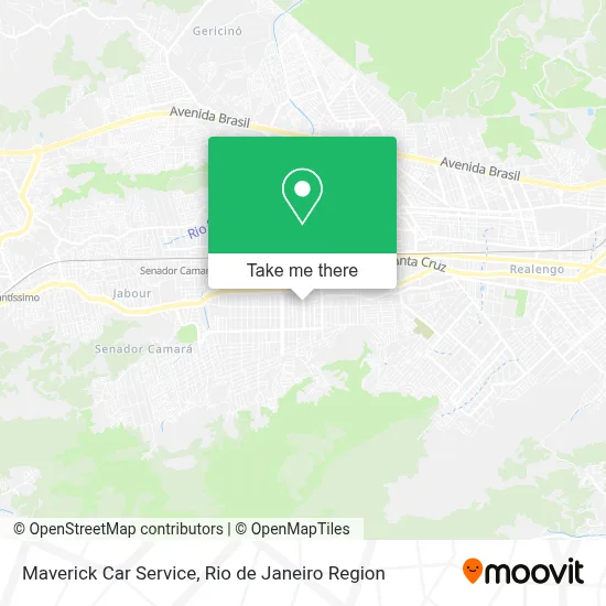 Maverick Car Service map