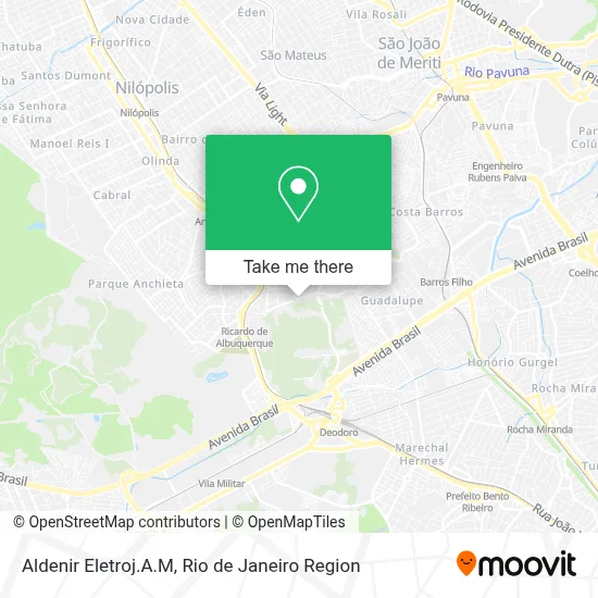 Aldenir Eletroj.A.M map