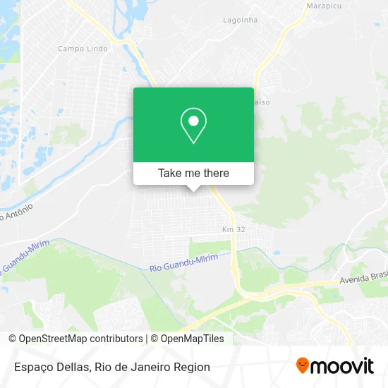 Espaço Dellas map