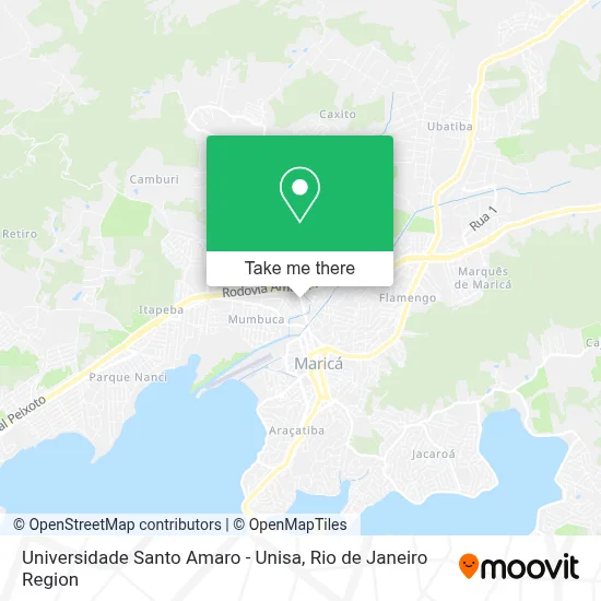 Universidade Santo Amaro - Unisa map