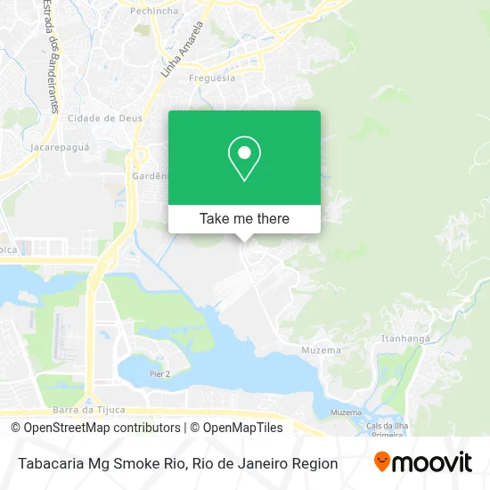 Tabacaria Mg Smoke Rio map