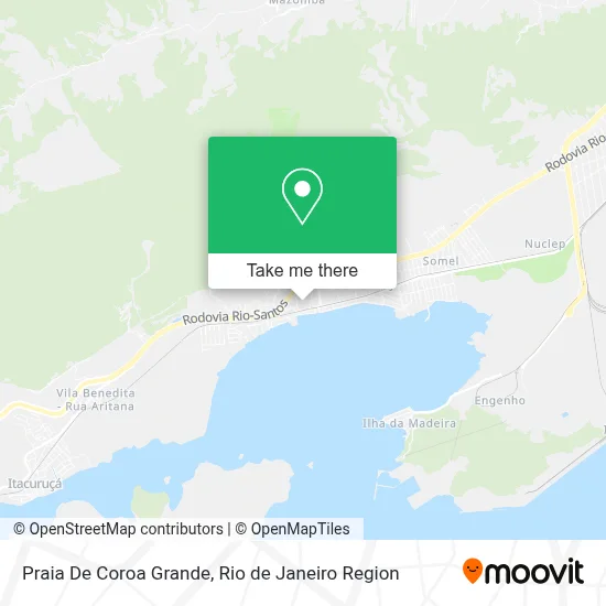 Praia De Coroa Grande map