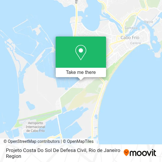 Projeto Costa Do Sol De Defesa Civil map