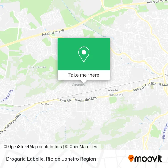 Drogaria Labelle map