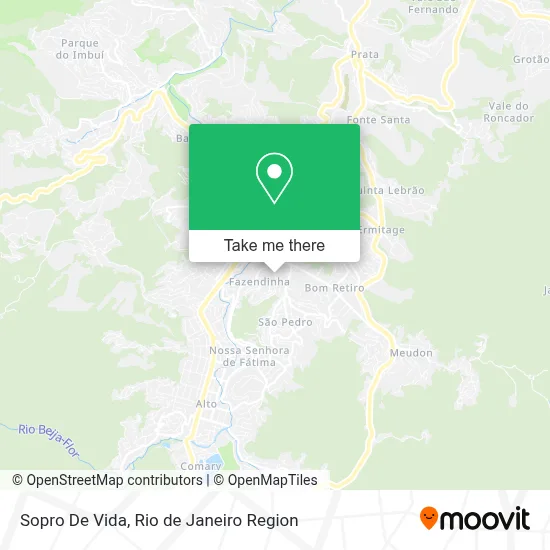 Sopro De Vida map