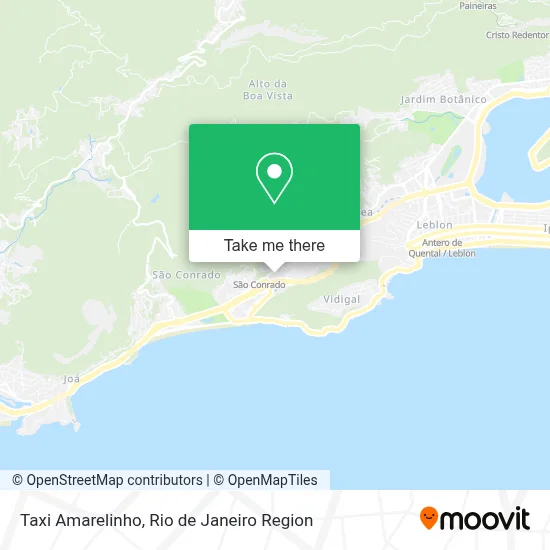 Taxi Amarelinho map