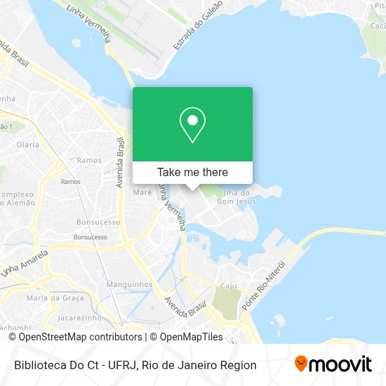 Biblioteca Do Ct - UFRJ map