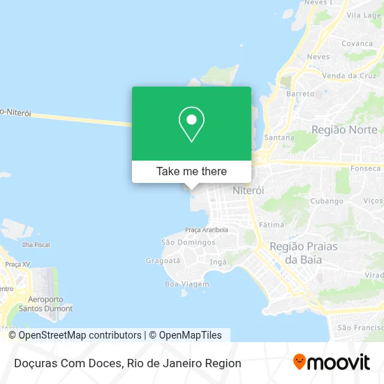 Doçuras Com Doces map