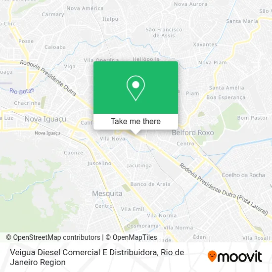 Veigua Diesel Comercial E Distribuidora map