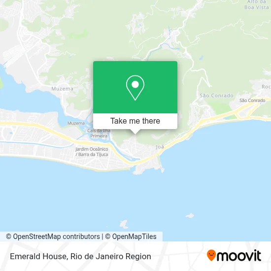 Emerald House map