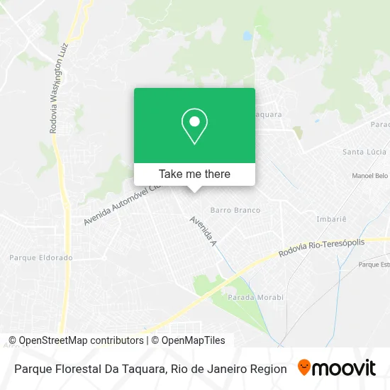 Parque Florestal Da Taquara map