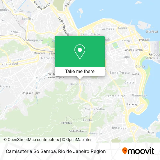 Camiseteria Só Samba map