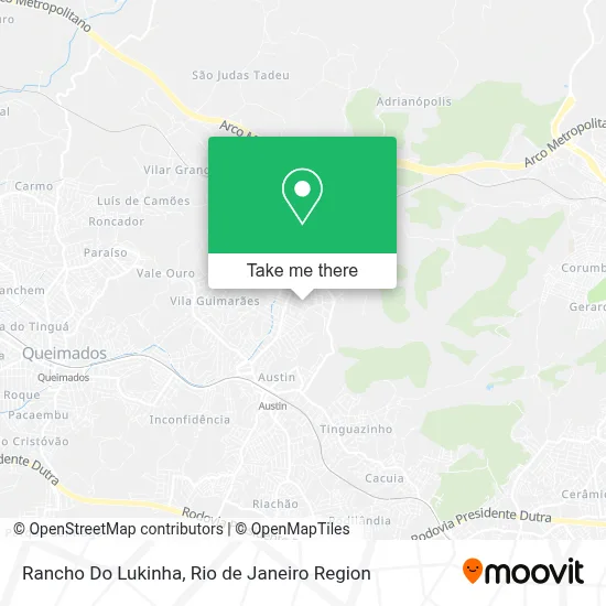 Rancho Do Lukinha map