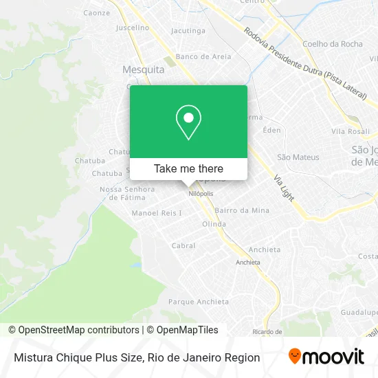Mistura Chique Plus Size map