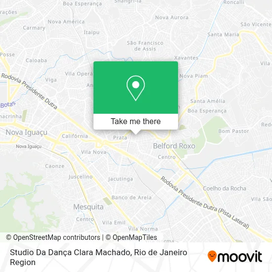 Studio Da Dança Clara Machado map