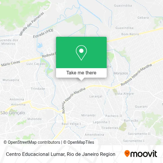 Centro Educacional Lumar map