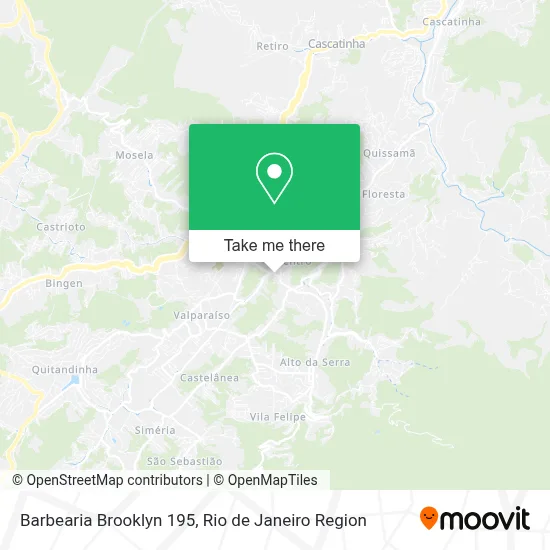 Barbearia Brooklyn 195 map