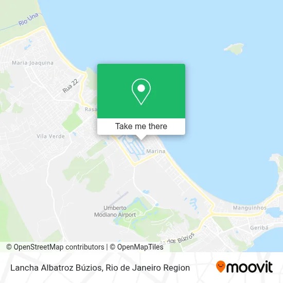 Lancha Albatroz Búzios map