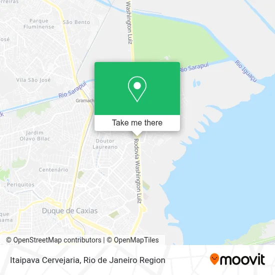 Itaipava Cervejaria map