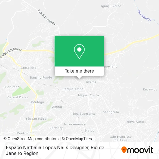 Espaço Nathalia Lopes Nails Designer map