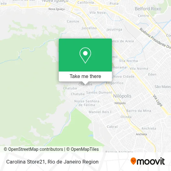 Carolina Store21 map