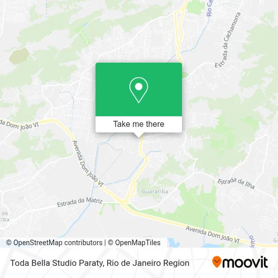 Toda Bella Studio Paraty map