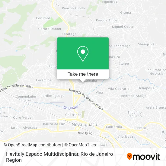 Hevitaly Espaco Multidisciplinar map