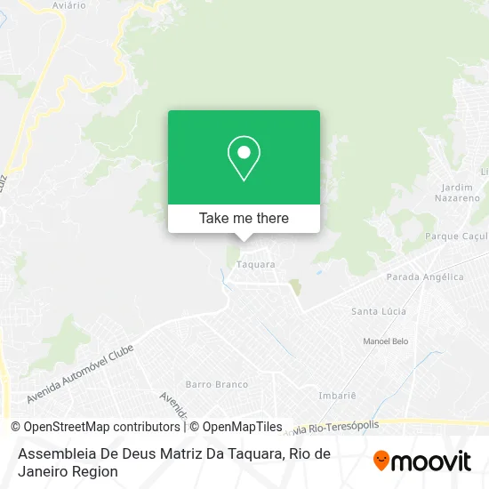 Assembleia De Deus Matriz Da Taquara map