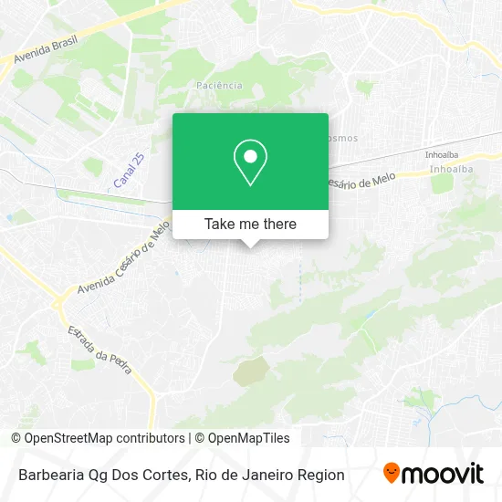 Barbearia Qg Dos Cortes map