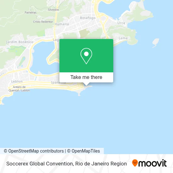 Soccerex Global Convention map