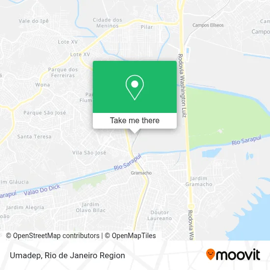 Umadep map