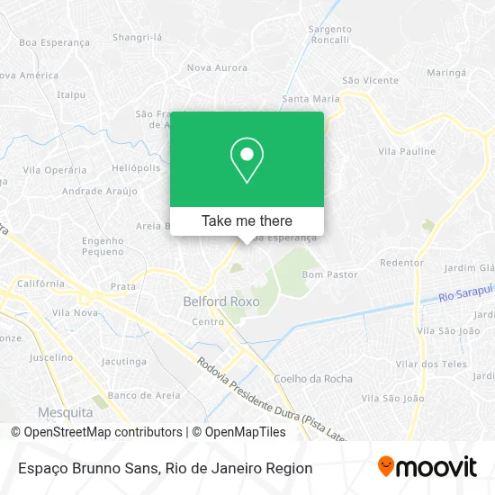 Espaço Brunno Sans map