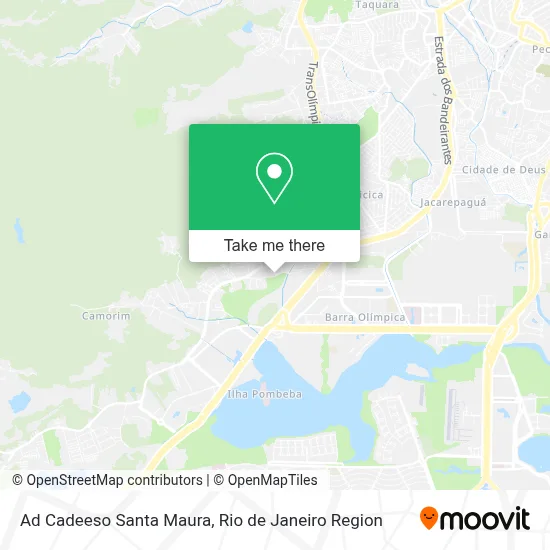 Ad Cadeeso Santa Maura map