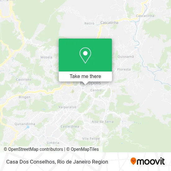 Casa Dos Conselhos map