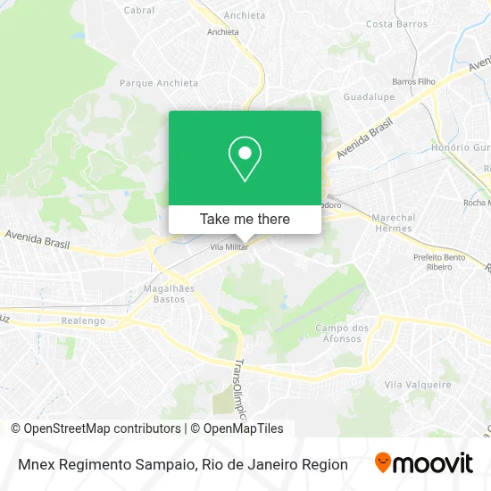 Mnex Regimento Sampaio map