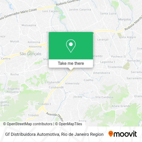 Gf Distribuidora Automotiva map
