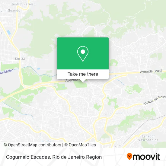 Cogumelo Escadas map