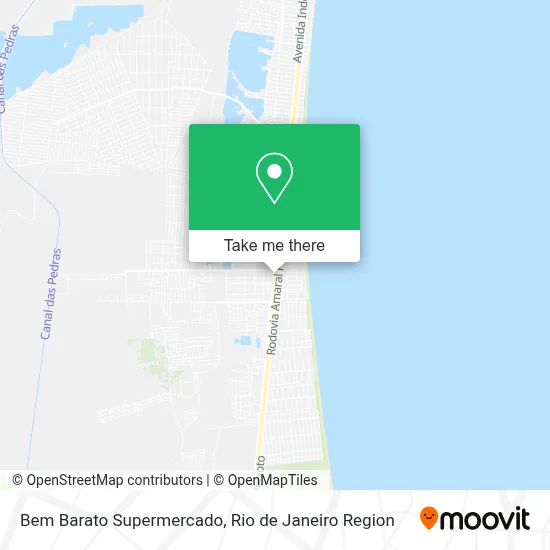 Bem Barato Supermercado map