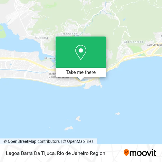 Lagoa Barra Da Tijuca map