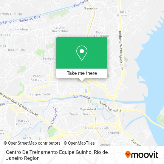 Centro De Treinamento Equipe Guinho map