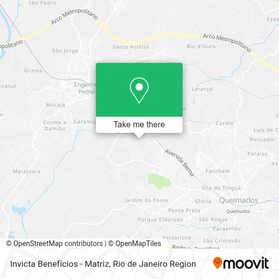 Invicta Benefícios - Matriz map